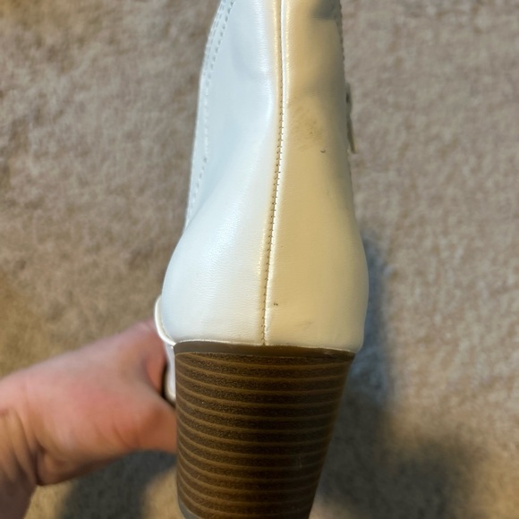 Women's Indigo Rd Alydia Contrasting Stitch Western Boots White SZ 8M - Picture 8 of 10